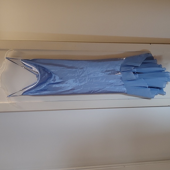 Satin Fairy Slip Dress Cowl Neck Y2K - Picture 1 of 7